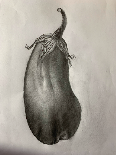 eggplant still life